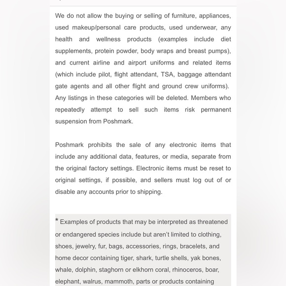 Policy: what can you sell? ๐ฆ - Picture 2 of 2